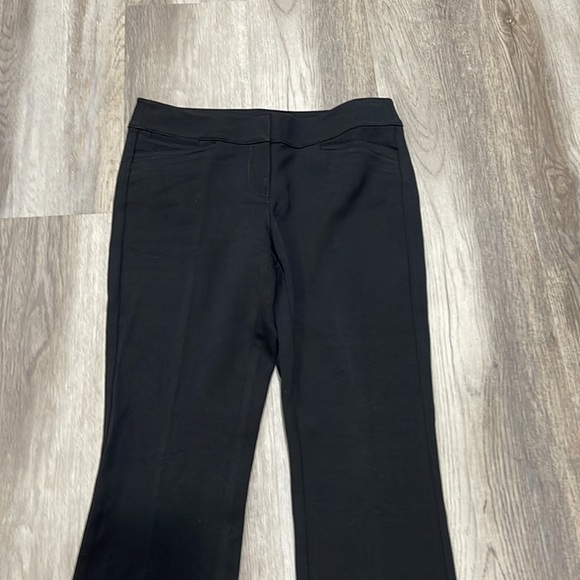 White House Black Market signature size 2 bootcut style black pants - Picture 4 of 16